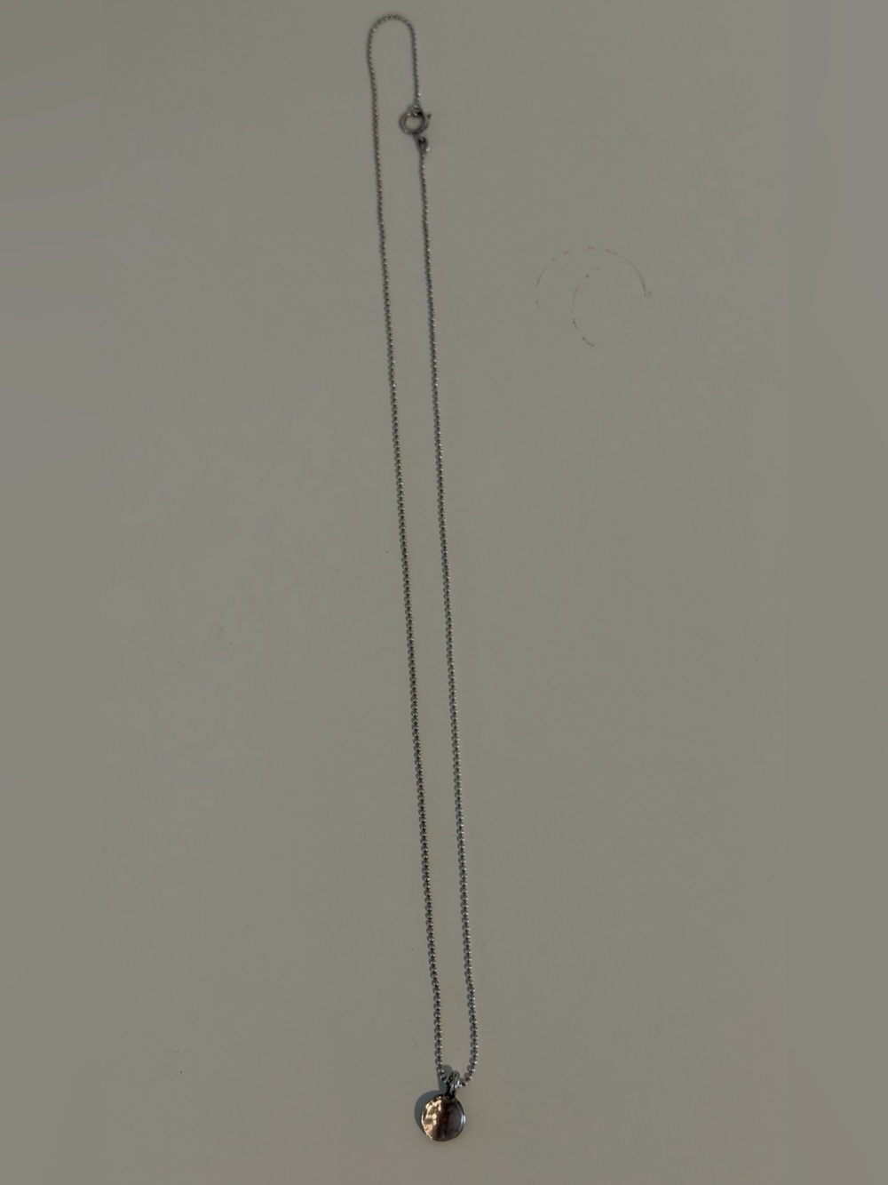 Unisex Delicate Silver Chain Necklace